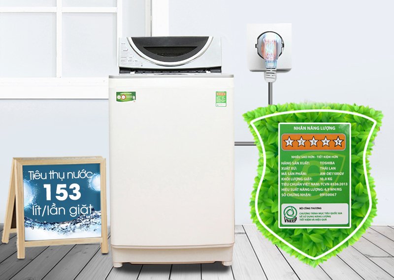 máy giặt toshiba inverter 10 kg aw-de1100gv(ws)