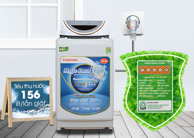 máy giặt toshiba 9.5 kg me1050gv(wd)
