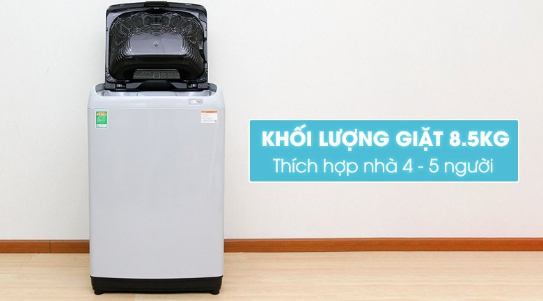 máy giặt samsung 8.5 kg wa85j5712sg/sv