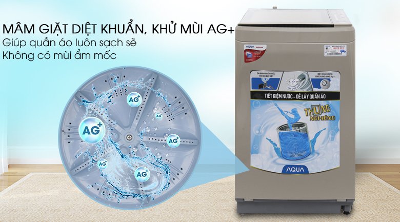 máy giặt aqua 8 kg aqw-f800bt n