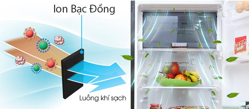 tủ lạnh sharp 271 lít sj-x281e-ds