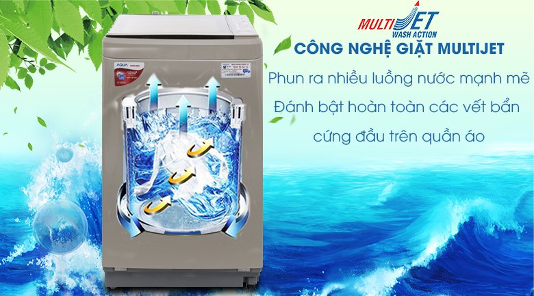 máy giặt aqua 8 kg aqw-f800bt n