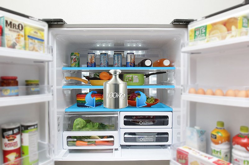 tủ lạnh sharp inverter 556 lít sj-fx630v-st