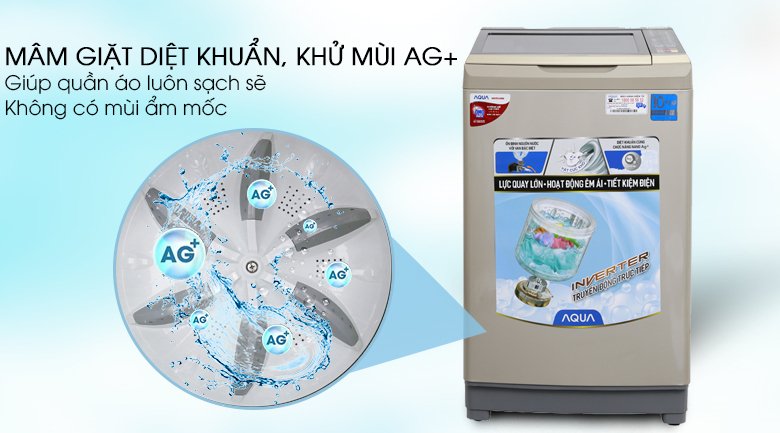 máy giặt aqua inverter 9 kg aqw-d900at n