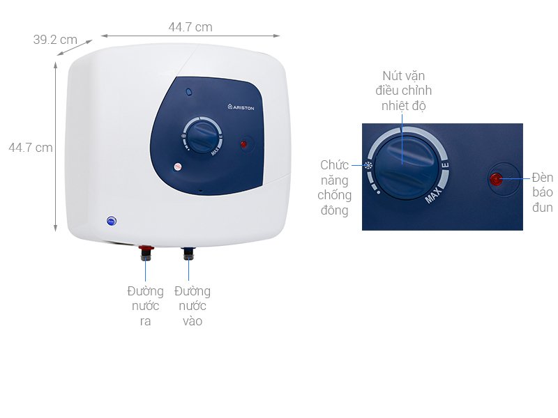 máy nước nóng ariston 30 lít star b 30 r 2.5 fe