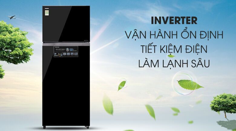 tủ lạnh toshiba inverter 409 lít gr-ag46vpdz xk