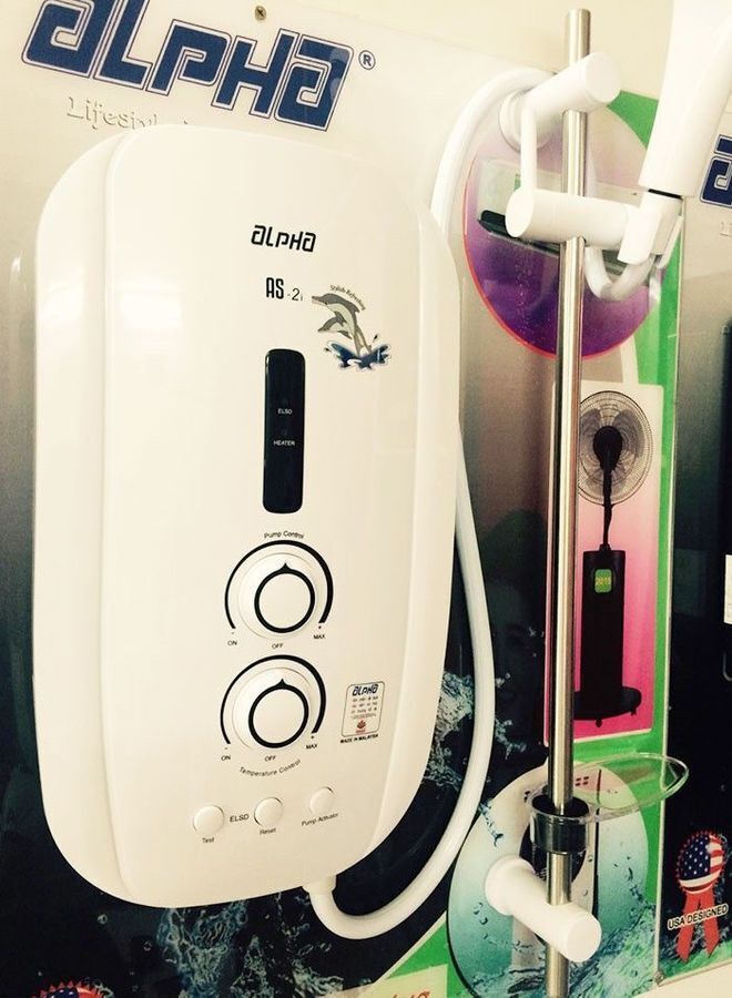 máy tắm nước nóng siêu êm alpha as-2i