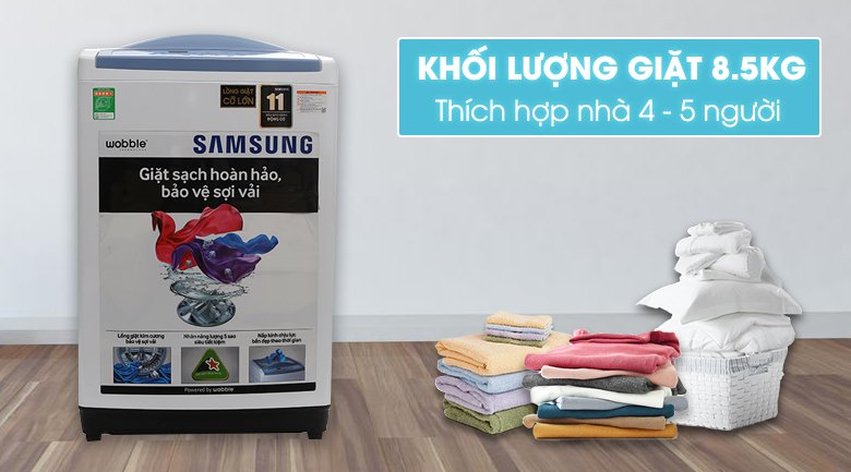 máy giặt samsung 8.5 kg wa85m5120sw/sv