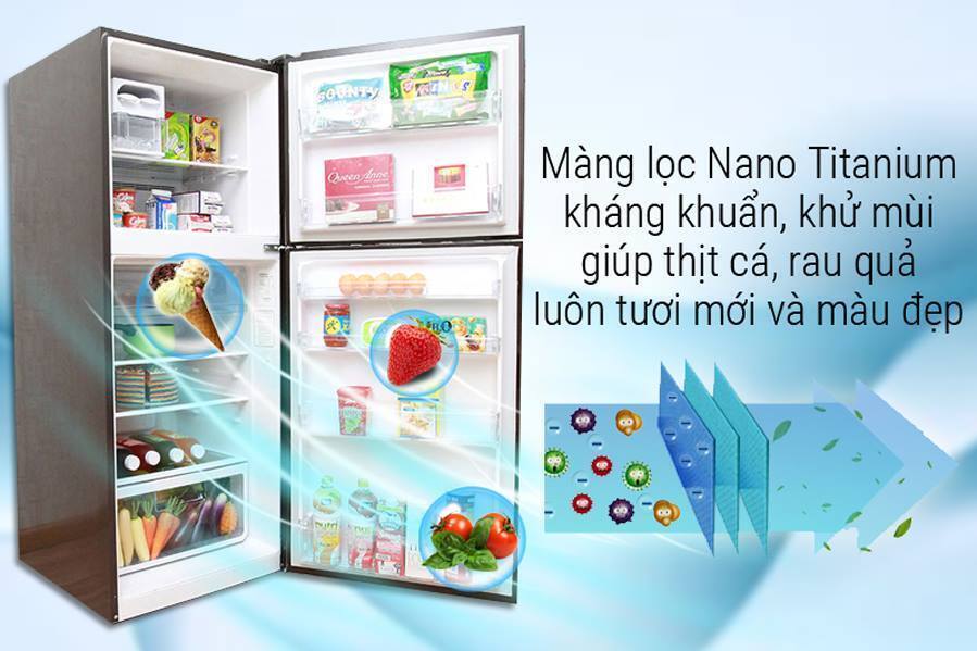 tủ lạnh hitachi r-fg480pgv8 (gbk) 366 lít inverter