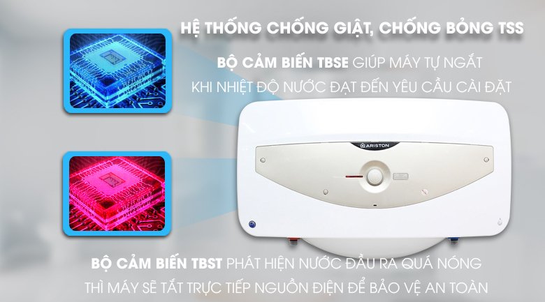 máy nước nóng ariston sl 30 qh fe - mt 30 lít