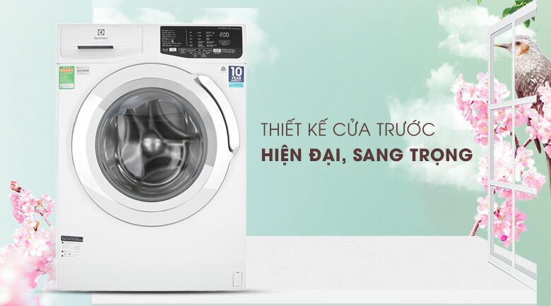 máy giặt 9 kg electrolux ewf9025bqwa inverter màu trắng