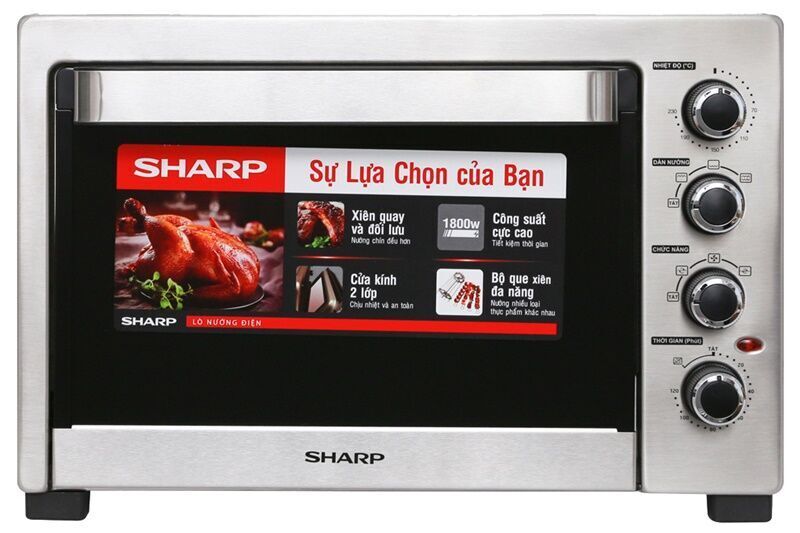 lò nướng sharp eo-a384rcsv-st 38 lít