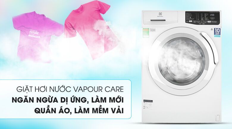 máy giặt 9 kg electrolux ewf9025bqwa inverter màu trắng