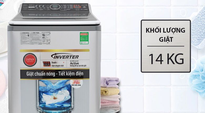 máy giặt panasonic inverter 14 kg na-fs14v7srv