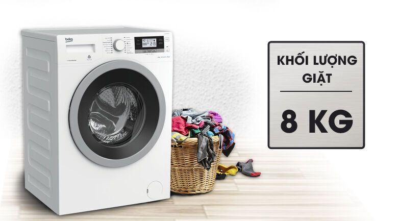 máy giặt beko inverter 8 kg wtv 8634 xs0