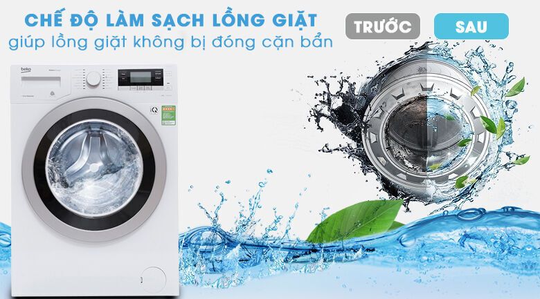 máy giặt beko inverter 8 kg wtv 8634 xs0
