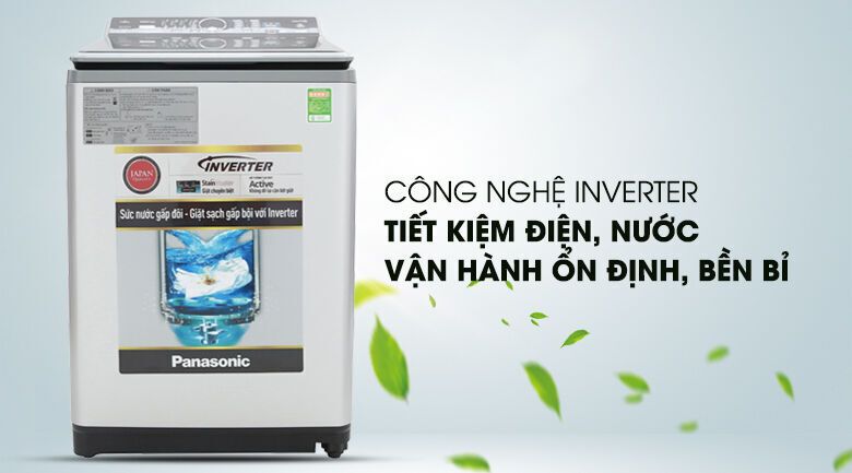 máy giặt panasonic inverter 12.5 kg na-fs12x7lrv