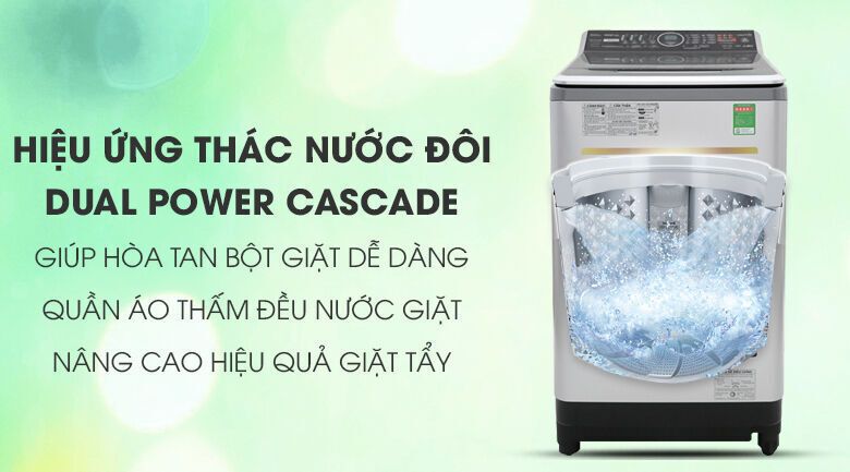 máy giặt panasonic inverter 11.5 kg na-fs11v7lrv