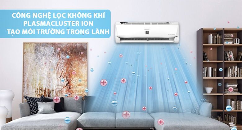 máy lạnh sharp inverter 1 hp ah-xp10whw