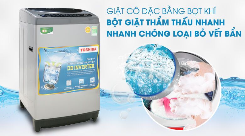 máy giặt toshiba inverter 9 kg aw-dj1000cv sk