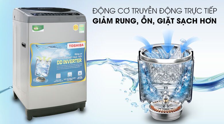 máy giặt toshiba inverter 9 kg aw-dj1000cv sk