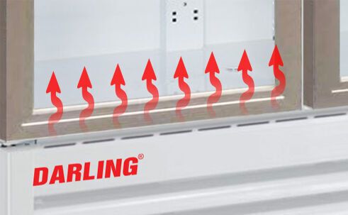 tủ mát 2 cánh darling 1100 lít dl-12000a đồng