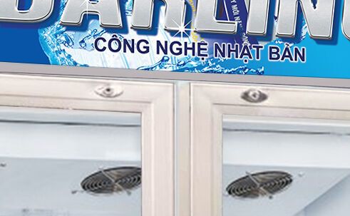 tủ mát 2 cánh darling 1100 lít dl-12000a đồng