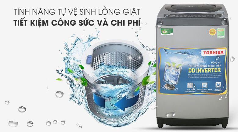 máy giặt toshiba inverter 9 kg aw-dj1000cv sk