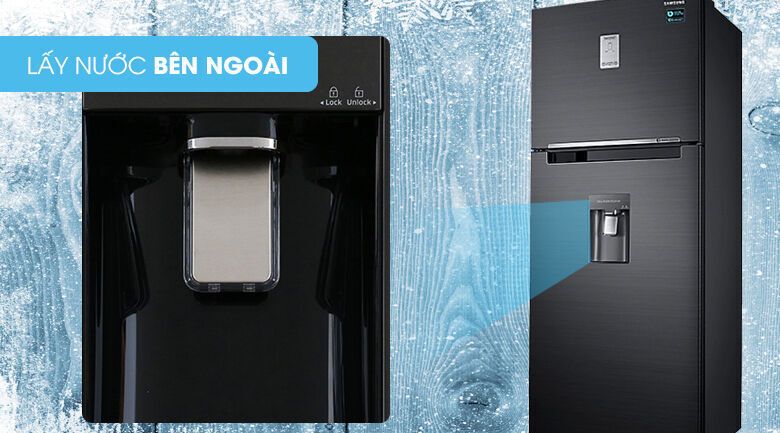 tủ lạnh samsung inverter 451 lít rt46k6885bs/sv