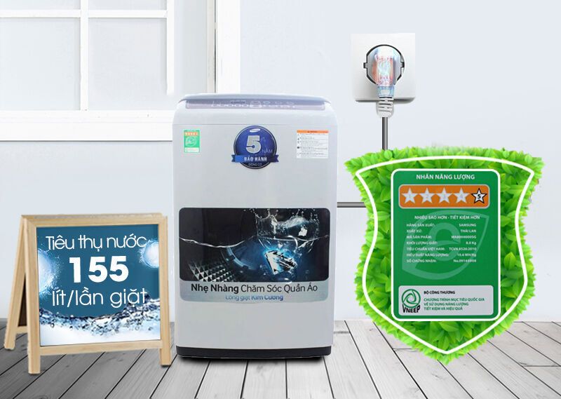 máy giặt samsung 7.2 kg wa72h4000sg/sv