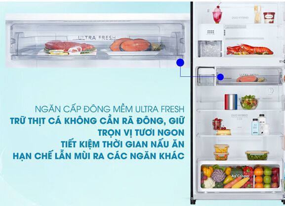 tủ lạnh toshiba inverter 608 lít gr-ag66va(x)