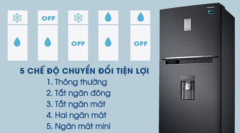 tủ lạnh samsung inverter 451 lít rt46k6885bs/sv