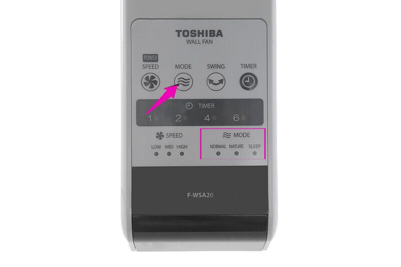 quạt treo tường toshiba f-wsa20(h)vn