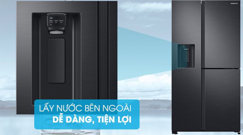 tủ lạnh samsung inverter 602 lít rs65r5691b4/sv