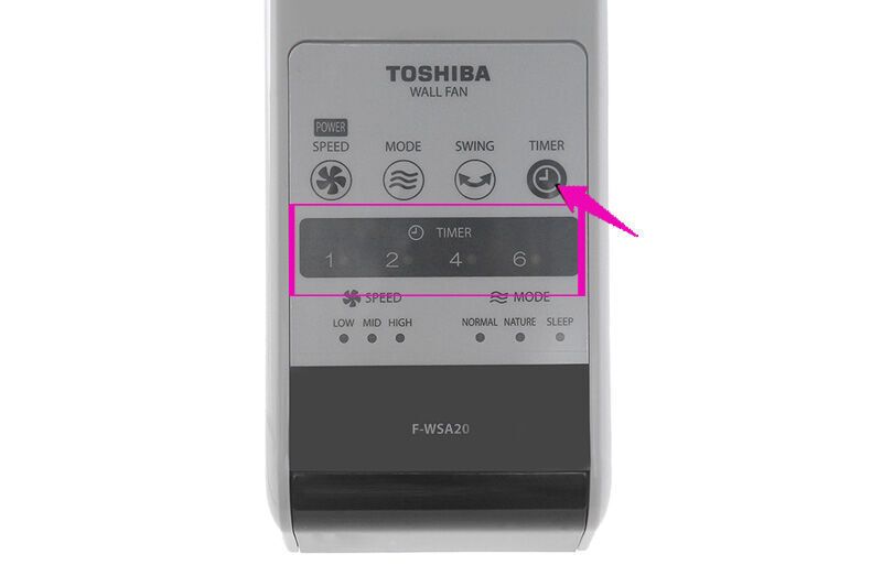 quạt treo tường toshiba f-wsa20(h)vn