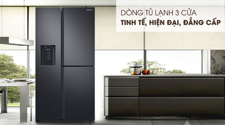 tủ lạnh samsung inverter 602 lít rs65r5691b4/sv