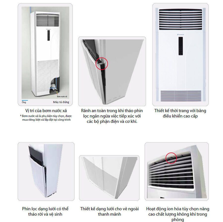 máy lạnh tủ đứng daikin fvrn71bxv1v/rr71cbxv1v