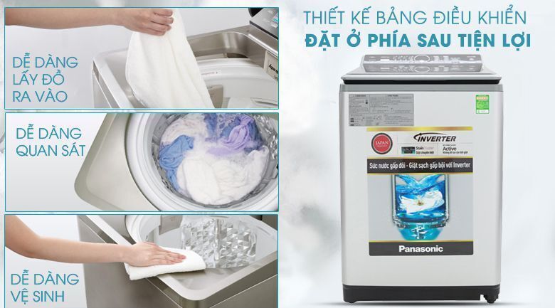 máy giặt panasonic inverter 13.5 kg na-fs13x7lrv