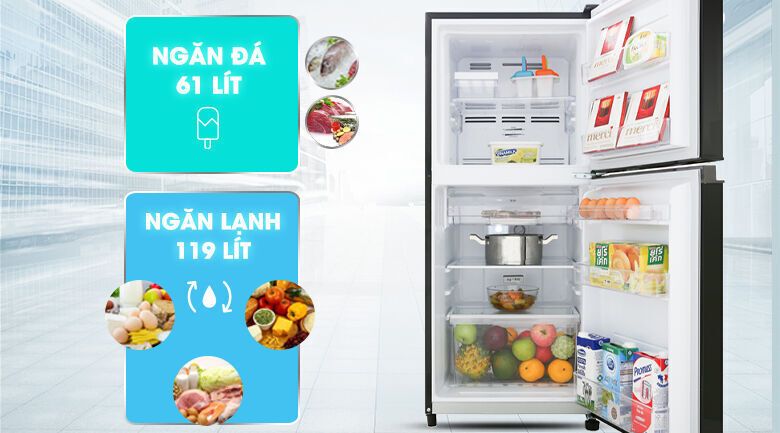 tủ lạnh toshiba inverter 180 lít gr-b22vu ukg