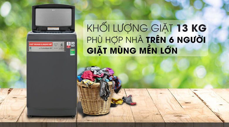 máy giặt lg inverter 13 kg th2113ssak