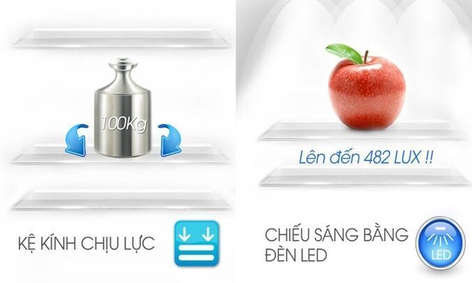 tủ lạnh sharp inverter 678 lít sj-fx688vg-rd