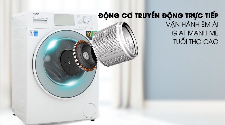 máy giặt aqua inverter 8.5 kg aqd-d850e w