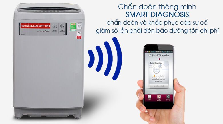 máy giặt lg inverter 8.5 kg t2385vs2m