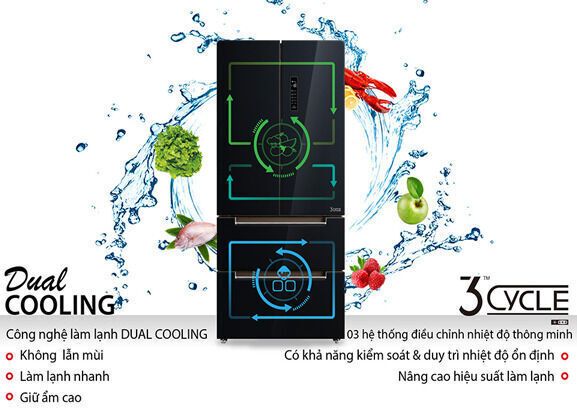 tủ lạnh toshiba inverter 500 lít gr-rf532we-pgv