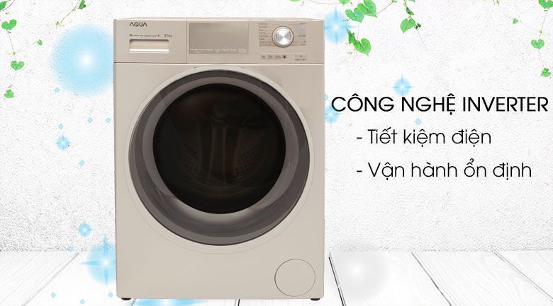 máy giặt aqua inverter 9.5 kg aqd-d950e n