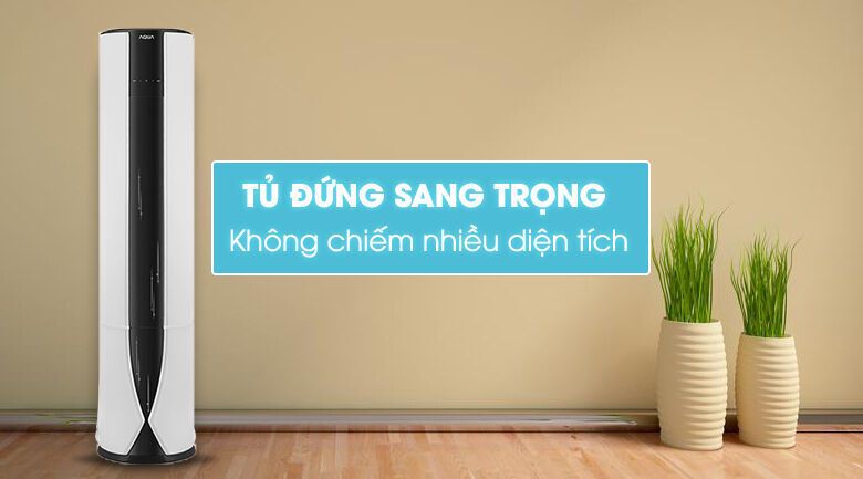 máy lạnh tủ đứng 2 chiều aqua inverter 2.5 hp aqa-fchv24c