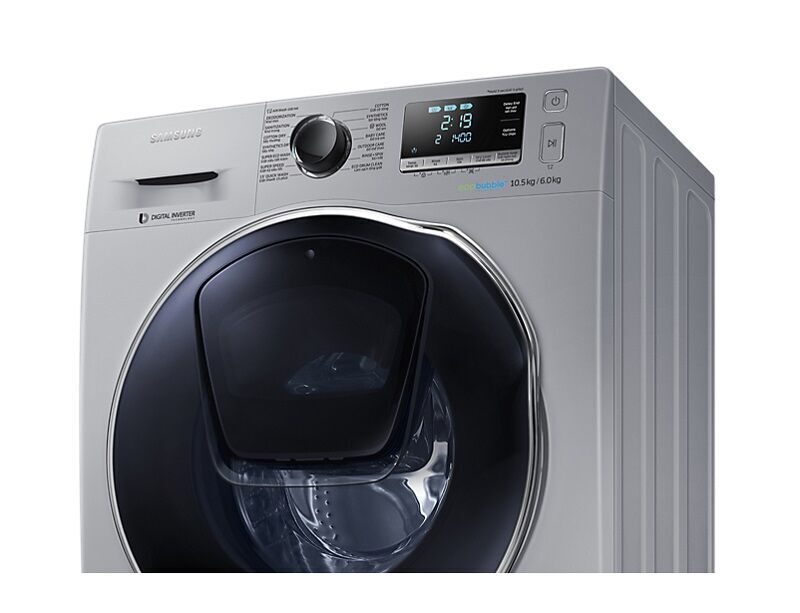 máy giặt sấy samsung inverter 10.5 kg wd10k6410os/sv