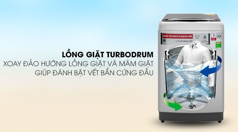 máy giặt lg inverter 12 kg th2112ssav