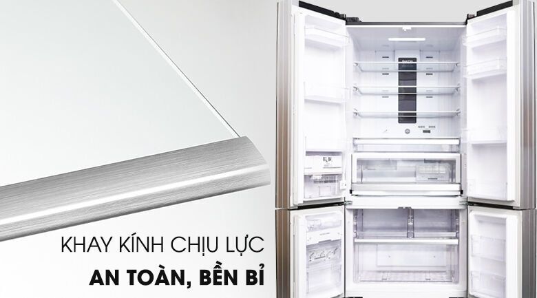 tủ lạnh hitachi inverter 587 lít r-wb730pgv6x gbk