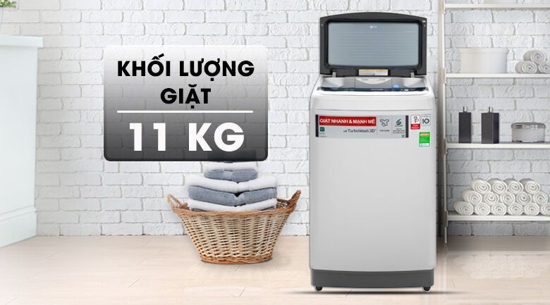 máy giặt lg inverter 11 kg th2111ssal